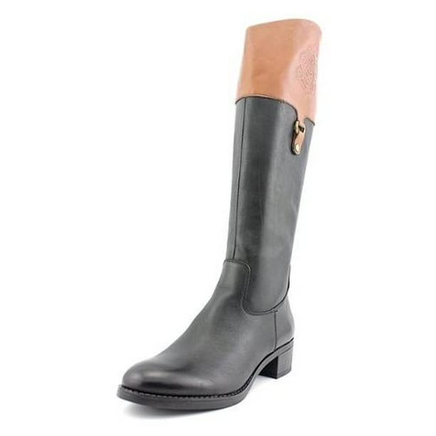 Franco Sarto Womens Clarity Black Acorn Leather Boots Franco Sarto Womens Clarity Black Acorn Leather Boots